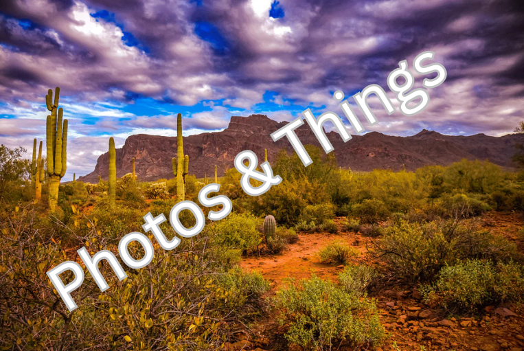 60) Superstition Mountain Range, Gold Canyon, Arizona